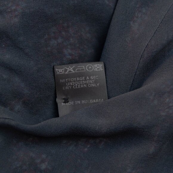 ISABEL MARANT Dress Women 38/6 Talia Twist Front Silk Draped Half Button Up Back - Picture 13 of 13